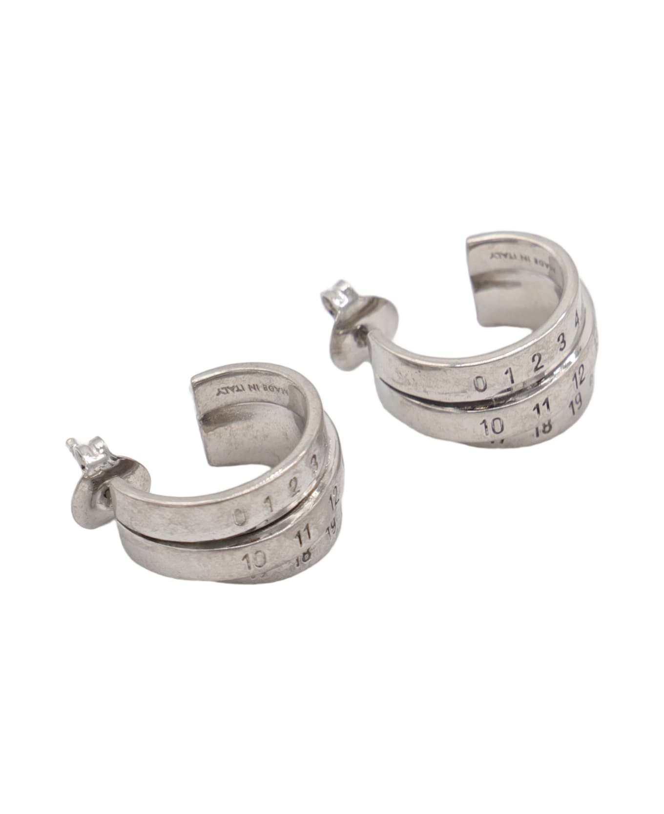 Silver Metal Earrings - 1