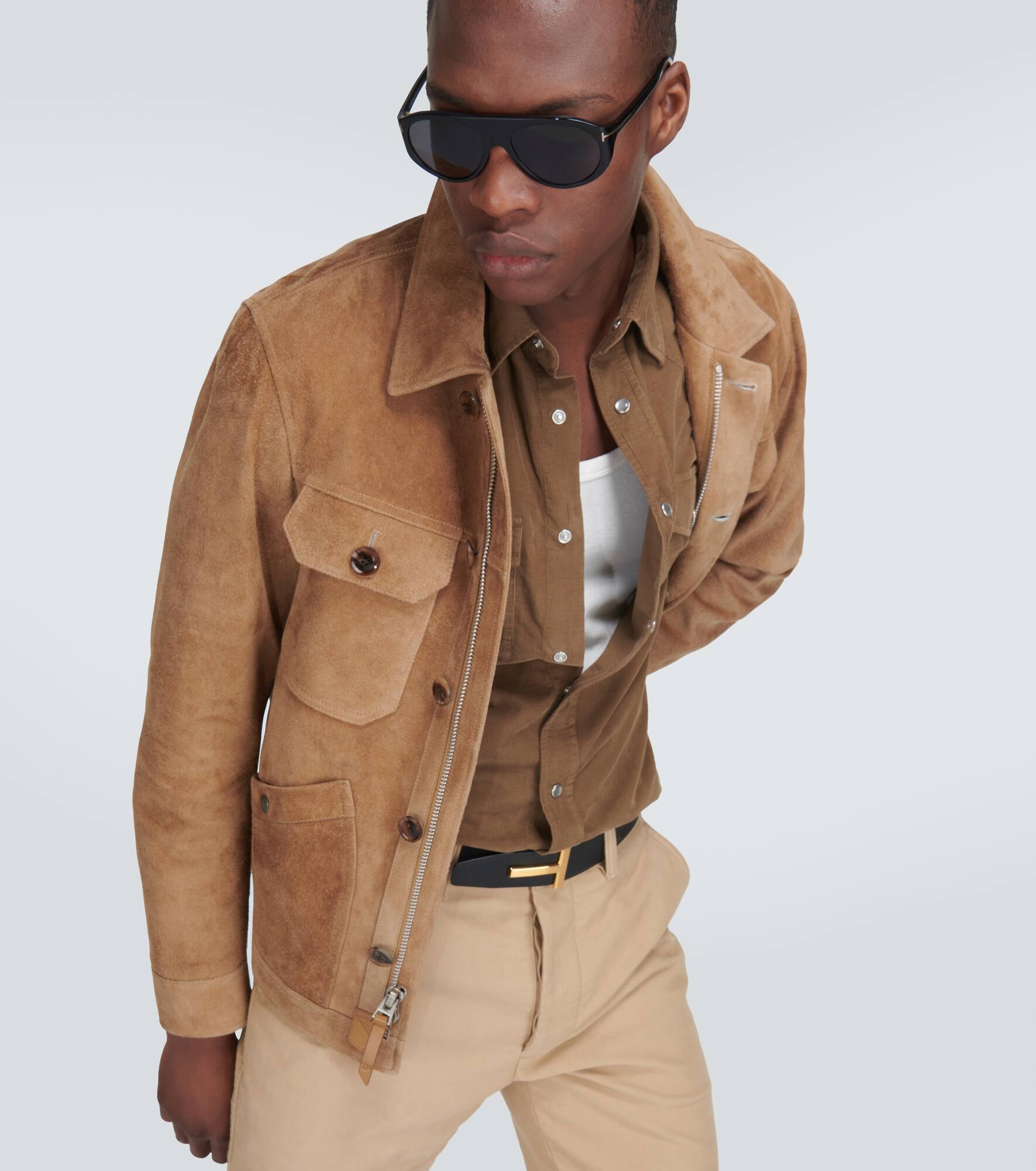 Cotton corduroy Western shirt - 5