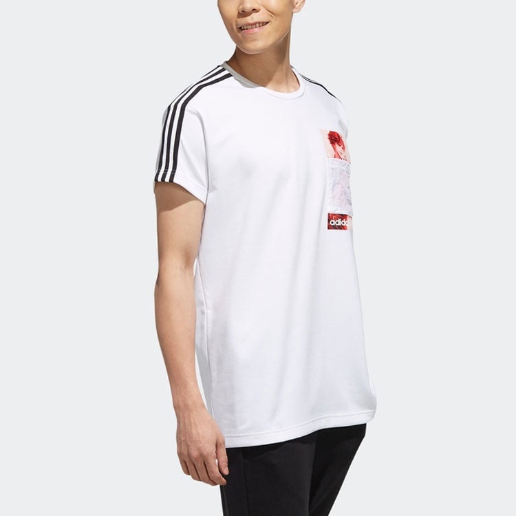 adidas neo x Crossover White Casual Sports Short Sleeve White FR7981 - 6
