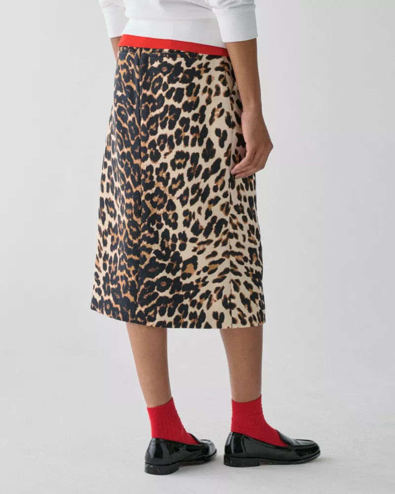 Leopard Midi Skirt 4