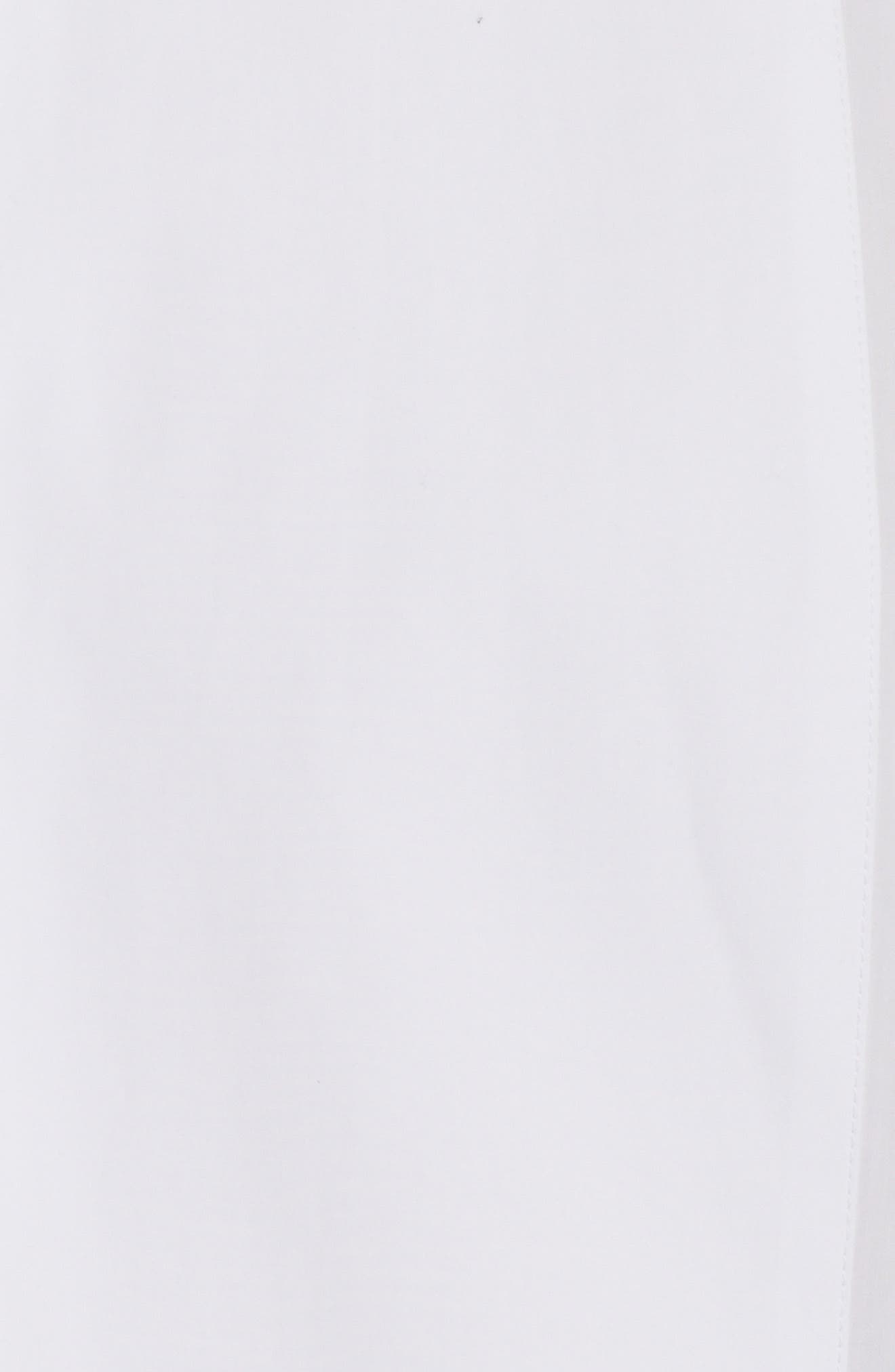 Cotton Poplin Tuxedo Shirt - 6