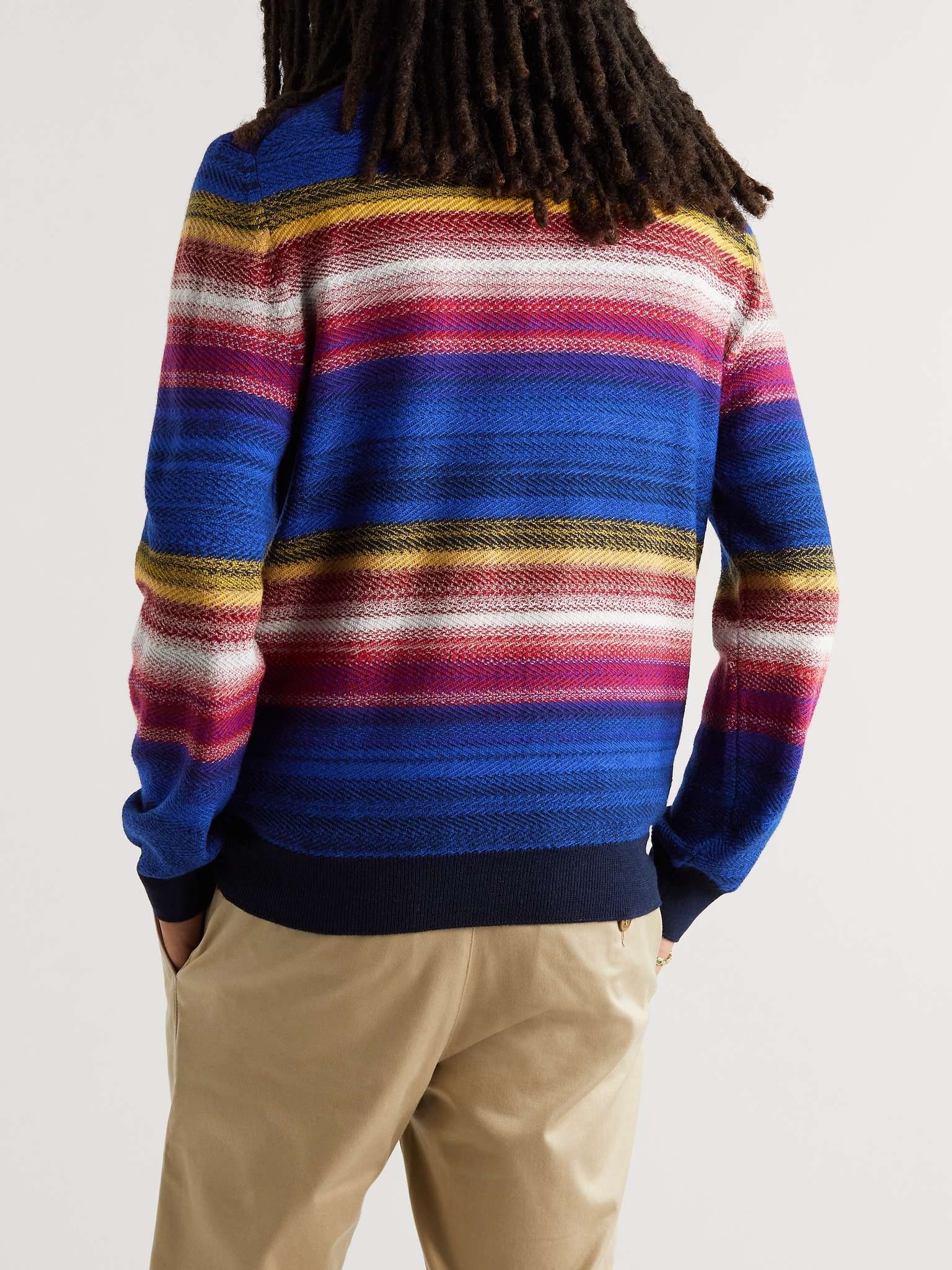 Striped Wool-Blend Sweater - 4