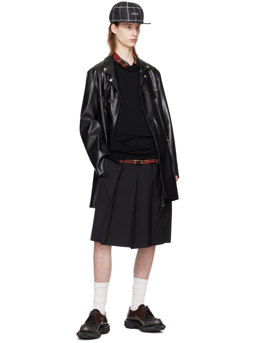 Black Pleated Skirt - 4