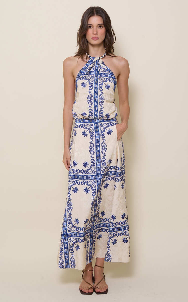Lucena Ankle Crepe Maxi Skirt multi - 2