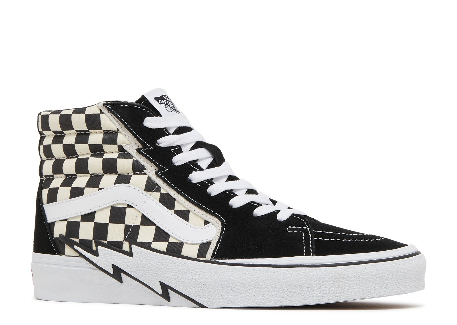 SK8-HI 'BOLT - CHECKERBOARD' - 2