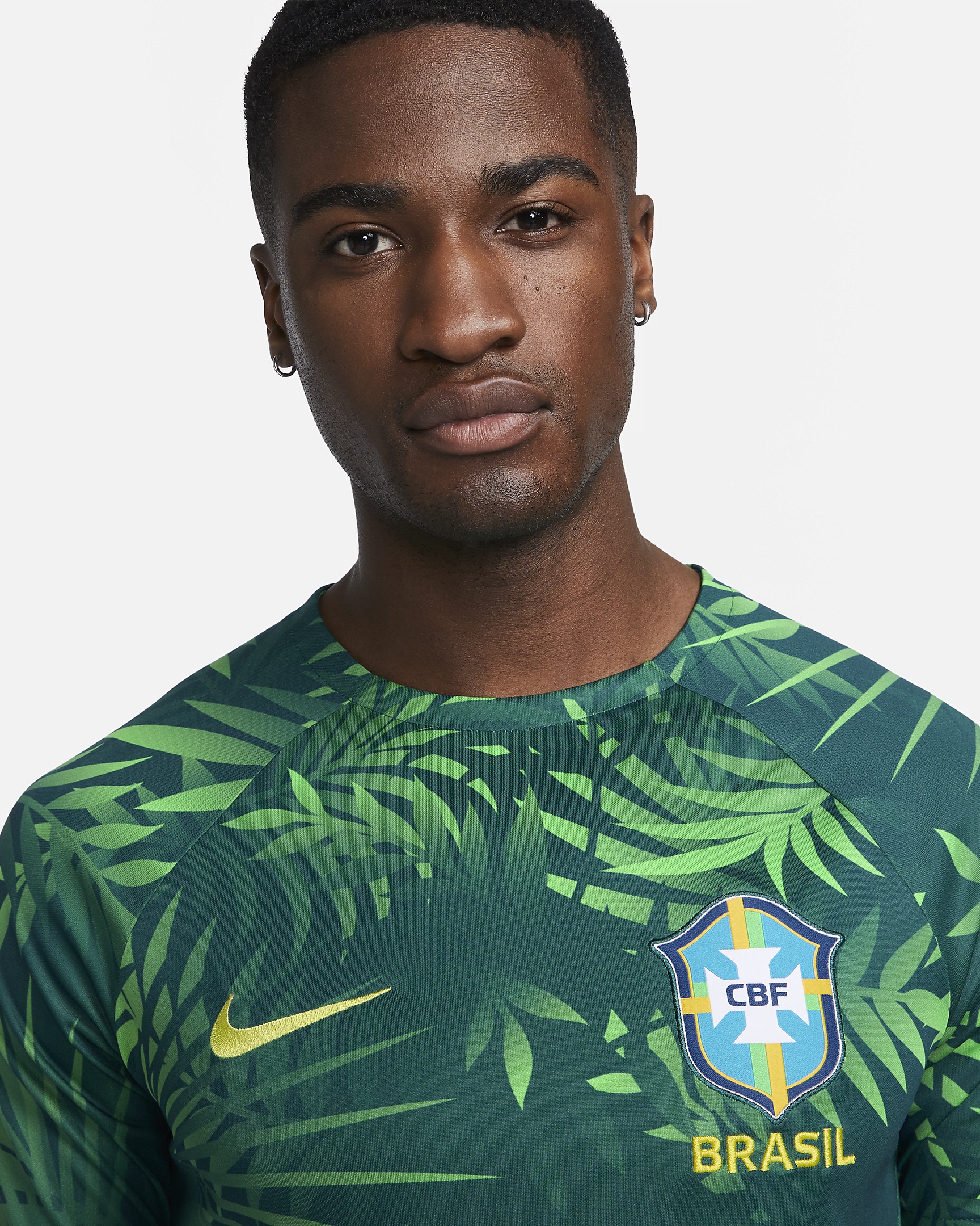 Brazil Academy Pro Nike Men's Dri-FIT Pre-Match Soccer Top - 3