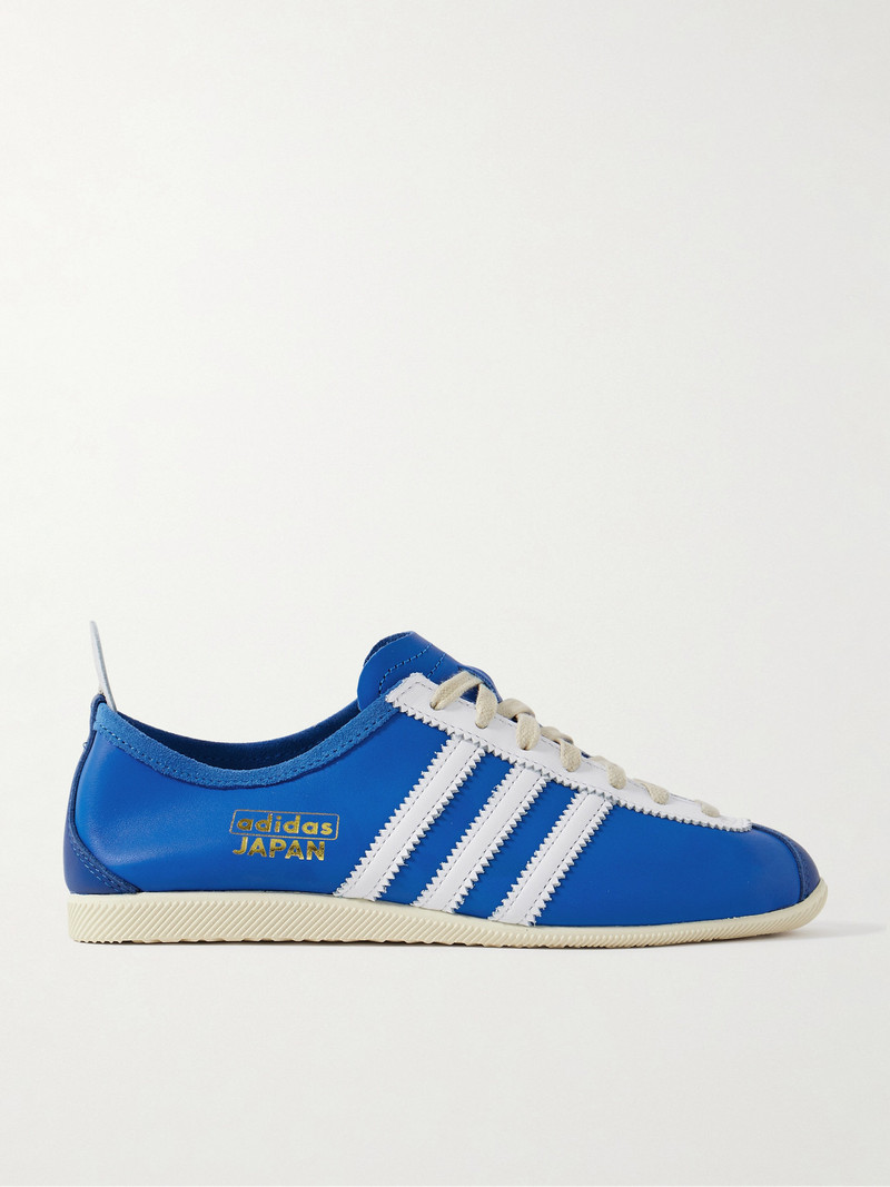 Japan Suede-trimmed Leather Sneakers 1