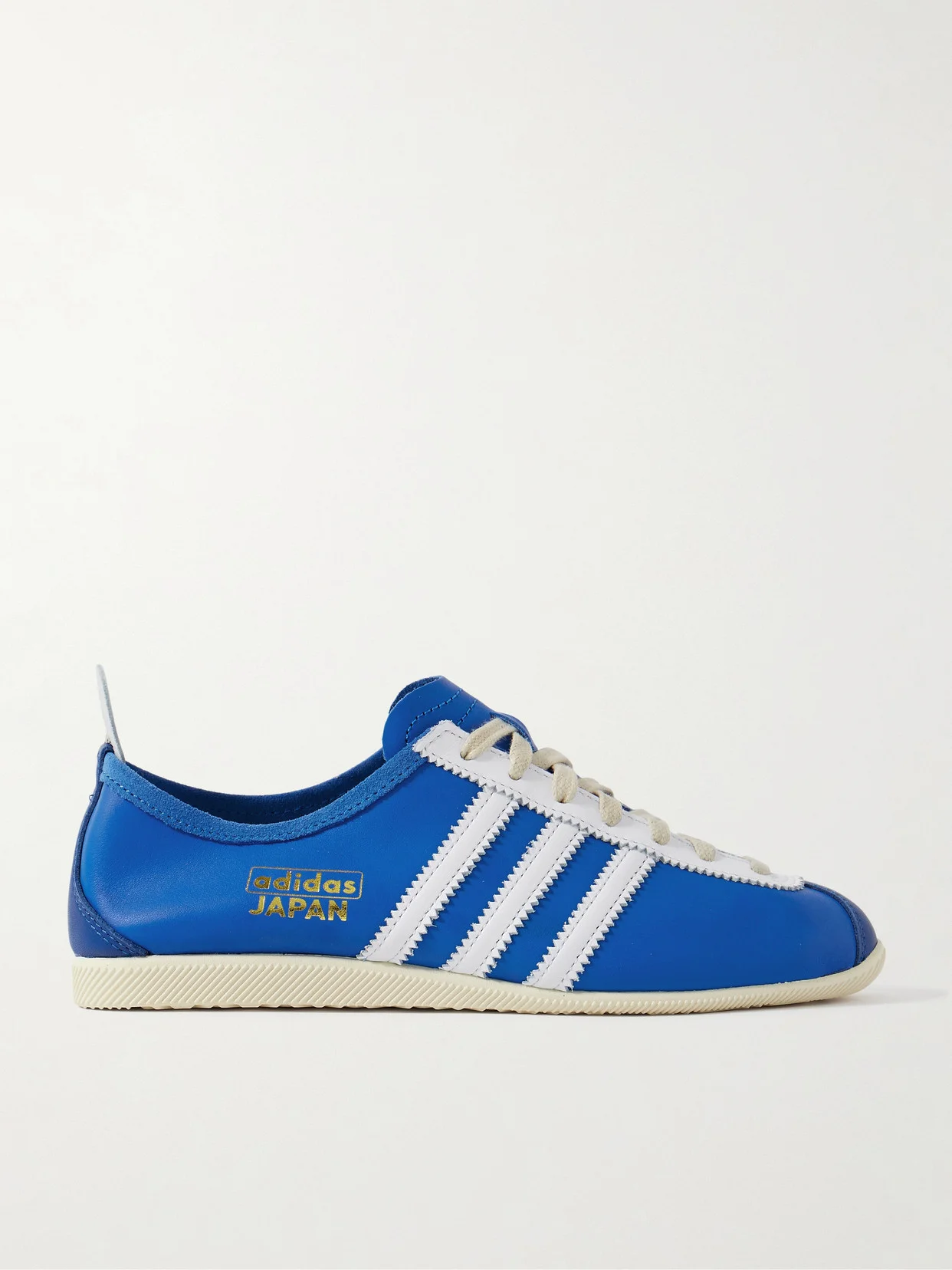 Japan Suede-trimmed Leather Sneakers - 1
