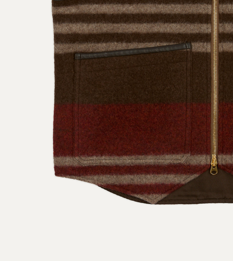Wool Blanket Zip Vest 4