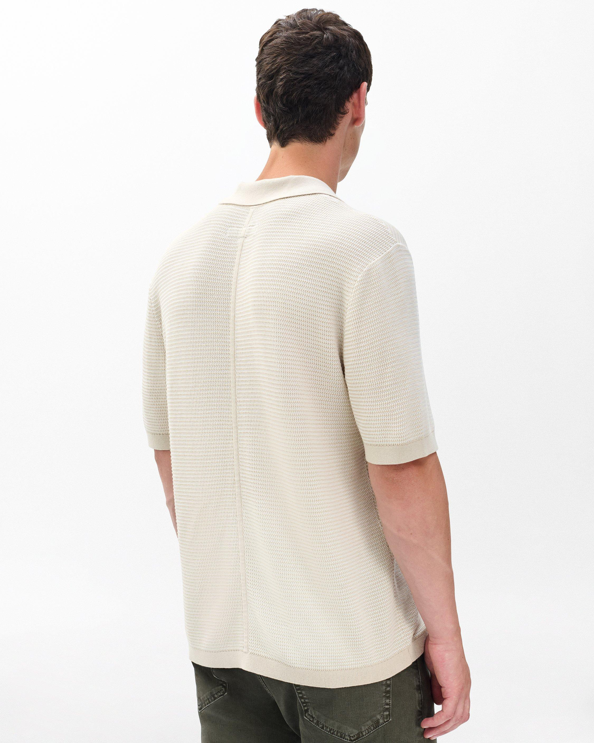 Harvey Knit Johnny Collar Polo - 6