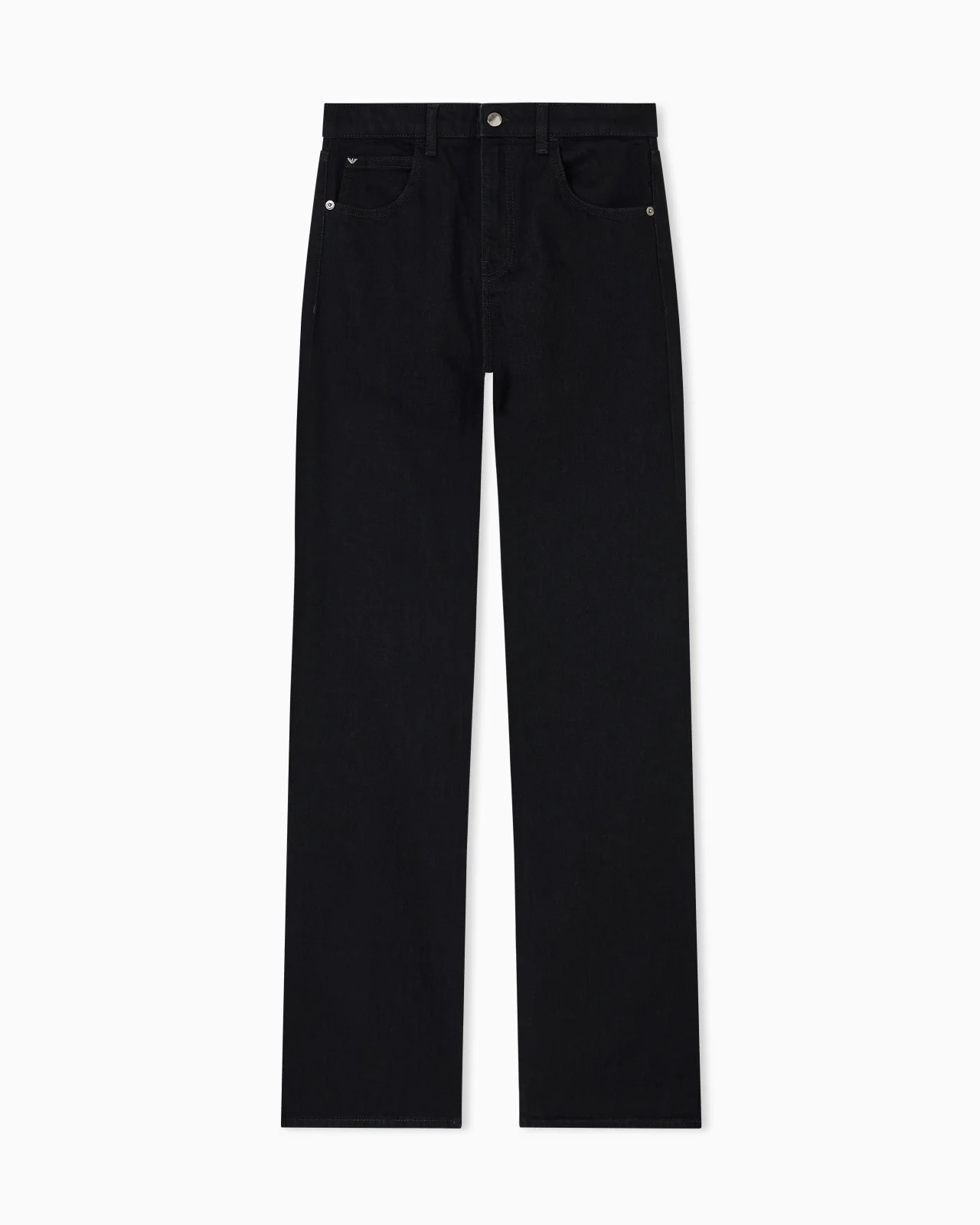 J47 Medium high-waisted, flared leg, rinsed comfort-denim jeans - 1