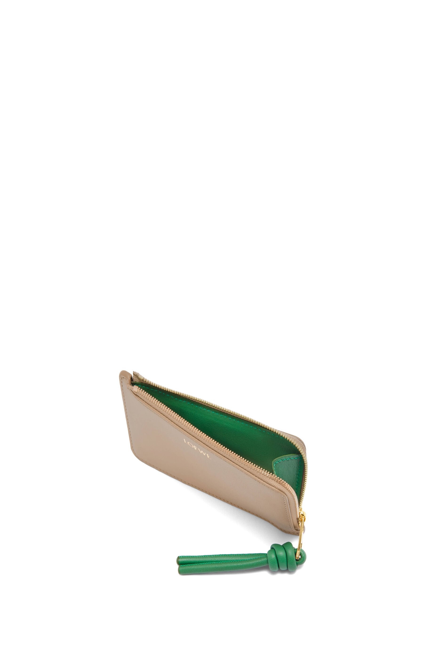 Knot coin cardholder in shiny nappa calfskin 3