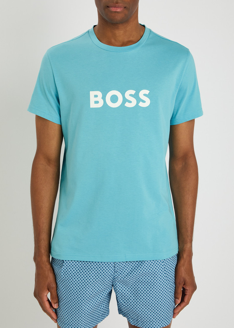 BOSS Boss Logo-printed Cotton T-shirt outlook