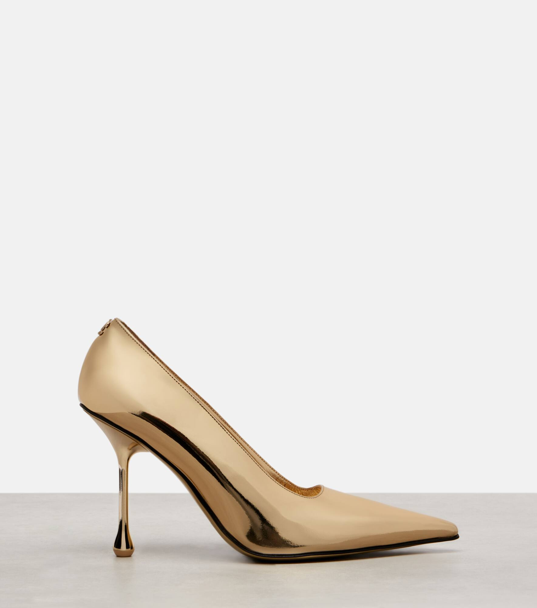 Ixia 95 mirrored leather pumps - 4