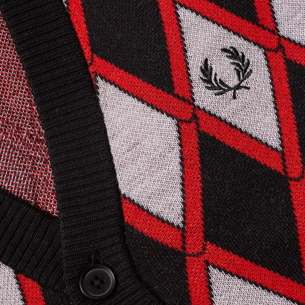 Fred Perry Harlequin Cardigan - 2