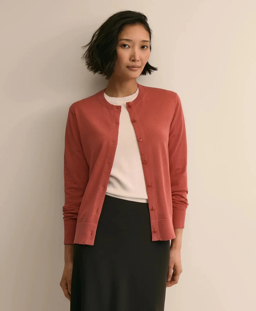 Supima® Cotton Cardigan - 1