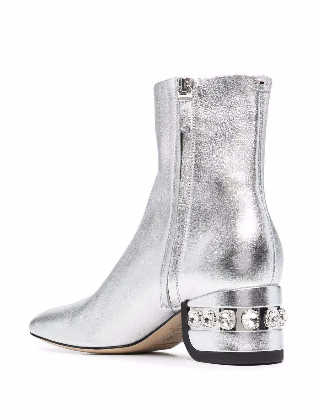 JJ crystal-embellished 55mm ankle boots - 3