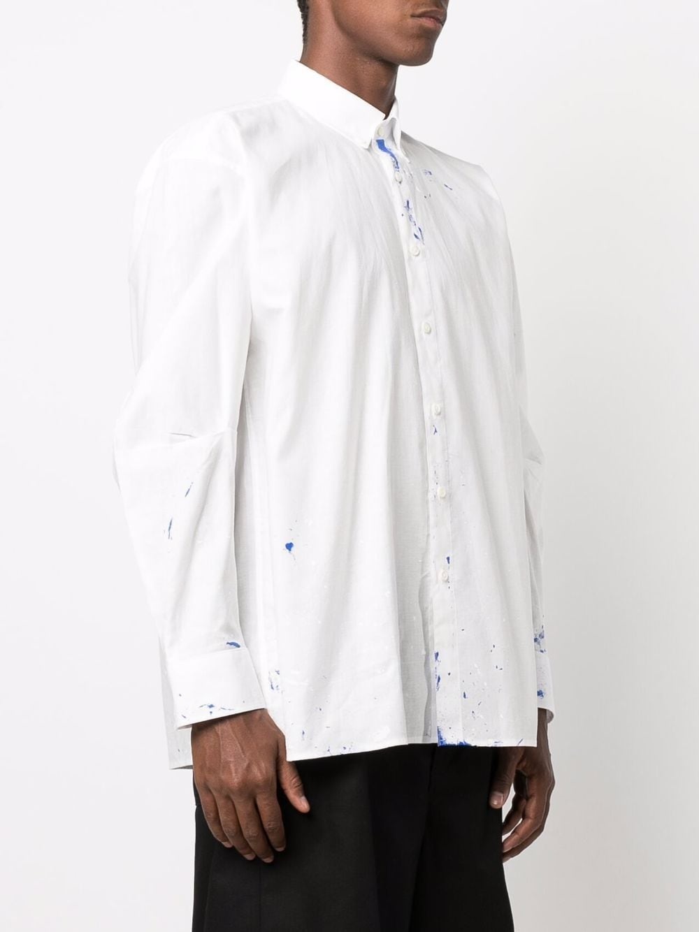 paint-splatter long-sleeve shirt - 4