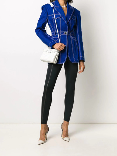 Balmain oversized denim blazer outlook