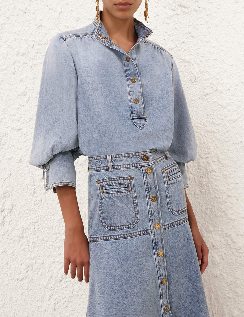 Zimmermann DENIM BLOUSE outlook