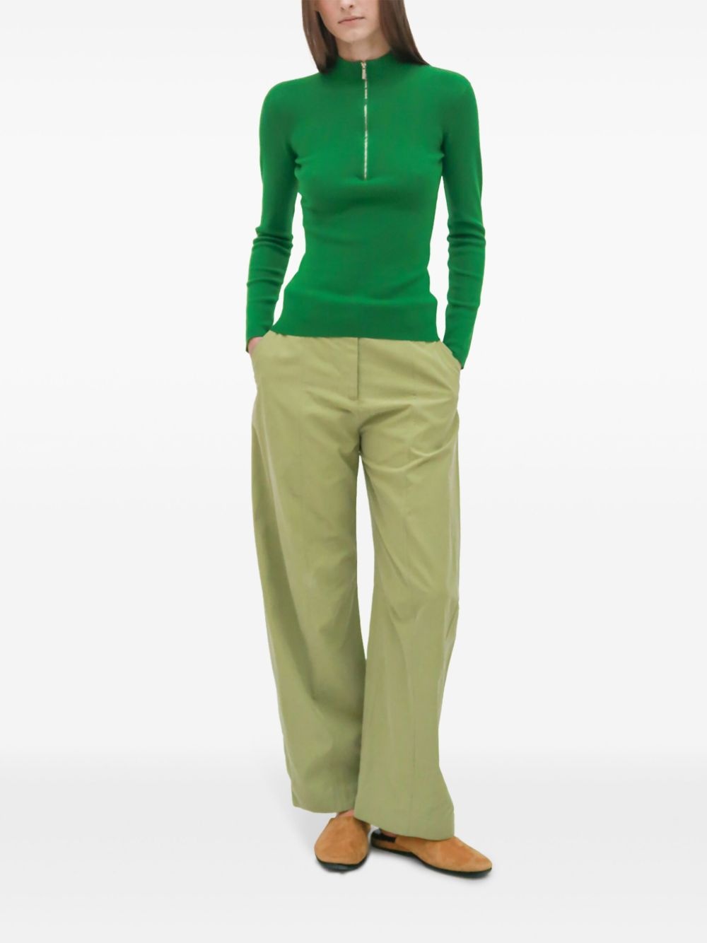 straight-leg trousers - 2