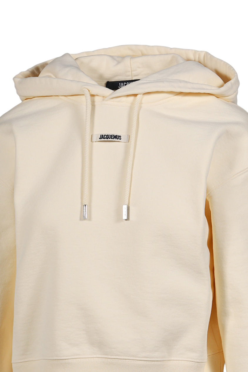 LE HOODIE GROS GRAIN / LIGHT BEI - 4