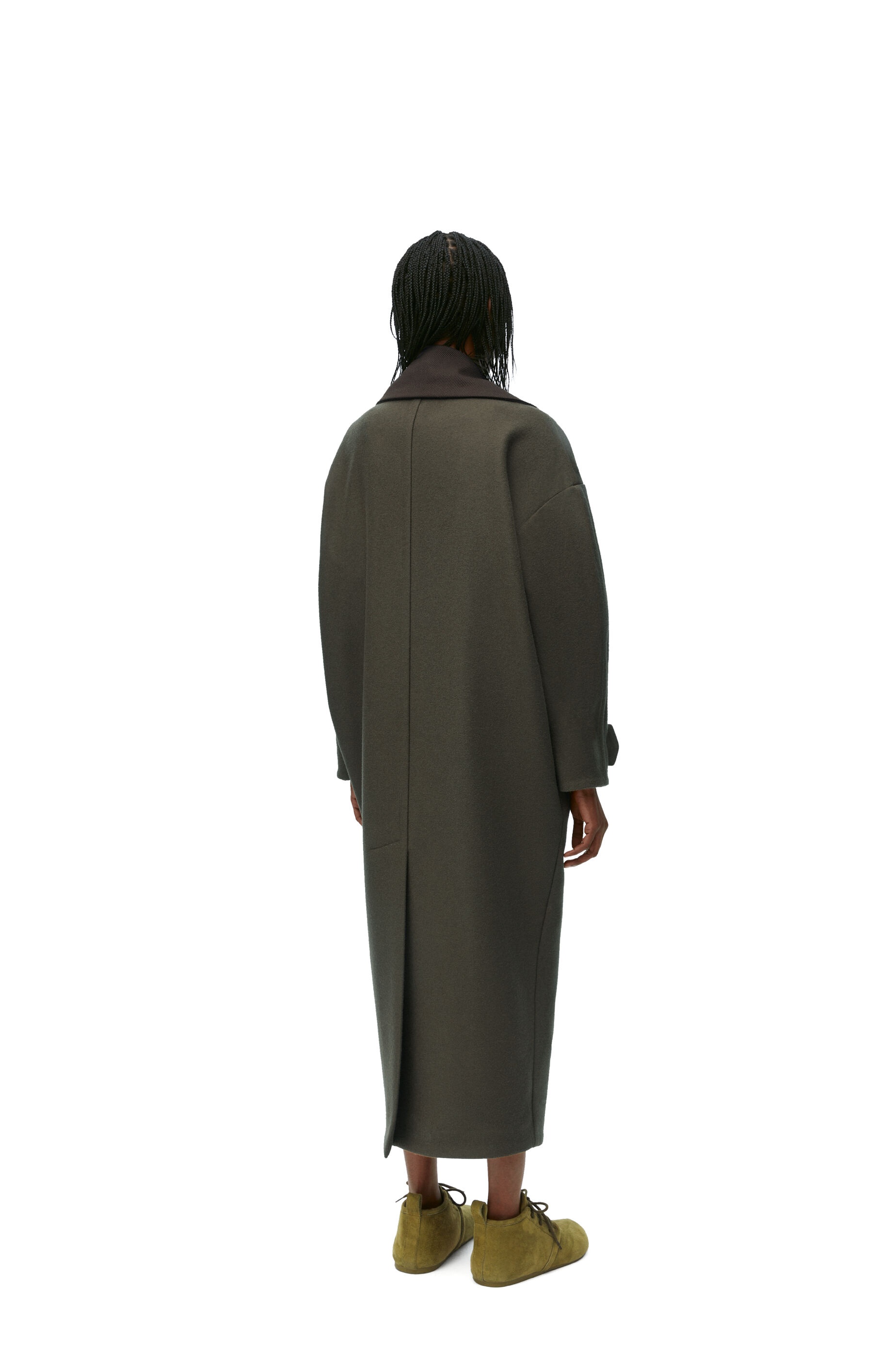Pebble coat in wool blend - 3