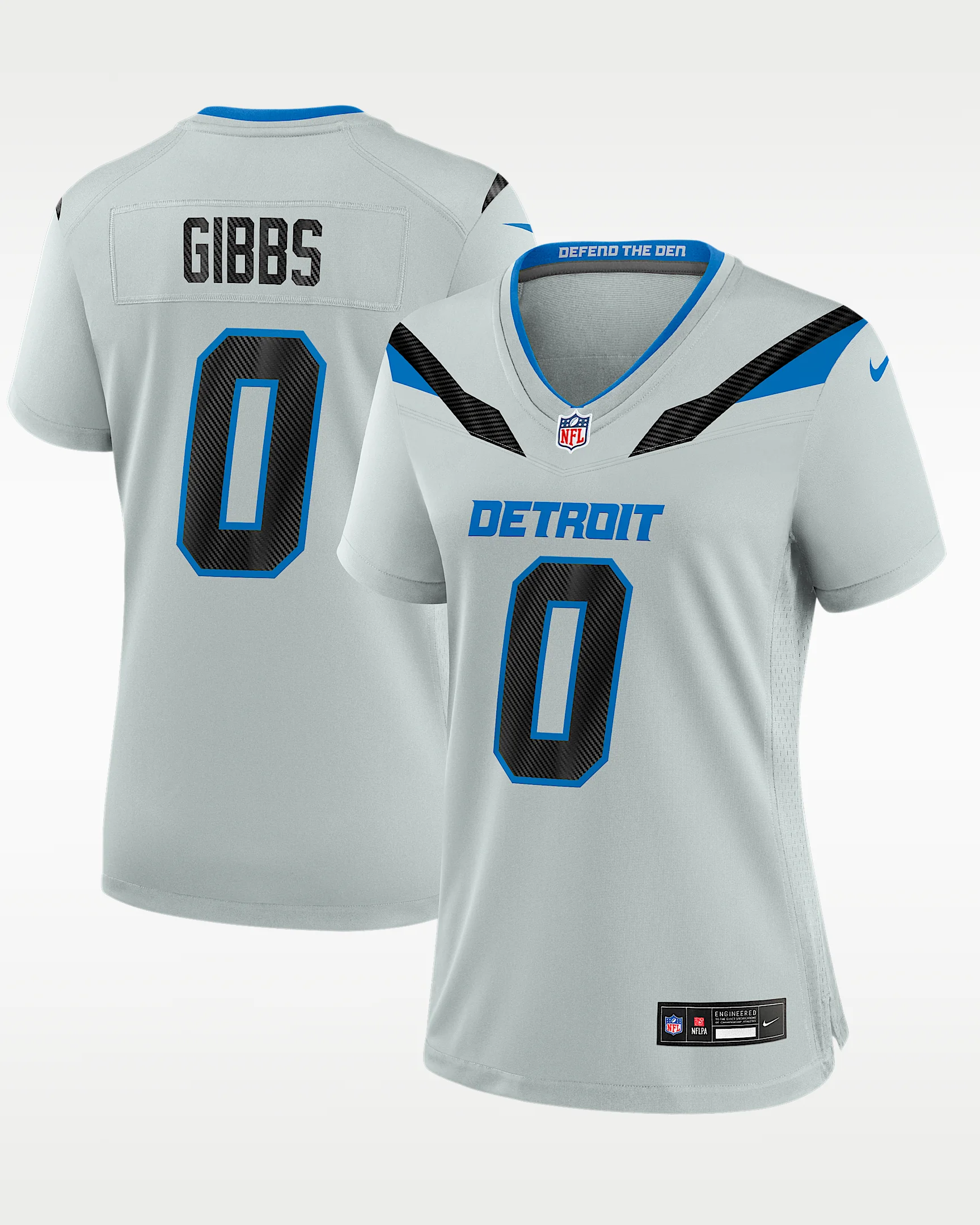Jahmyr Gibbs Detroit Lions Rivalries Collection Women's Nike NFL Game Jersey - 1