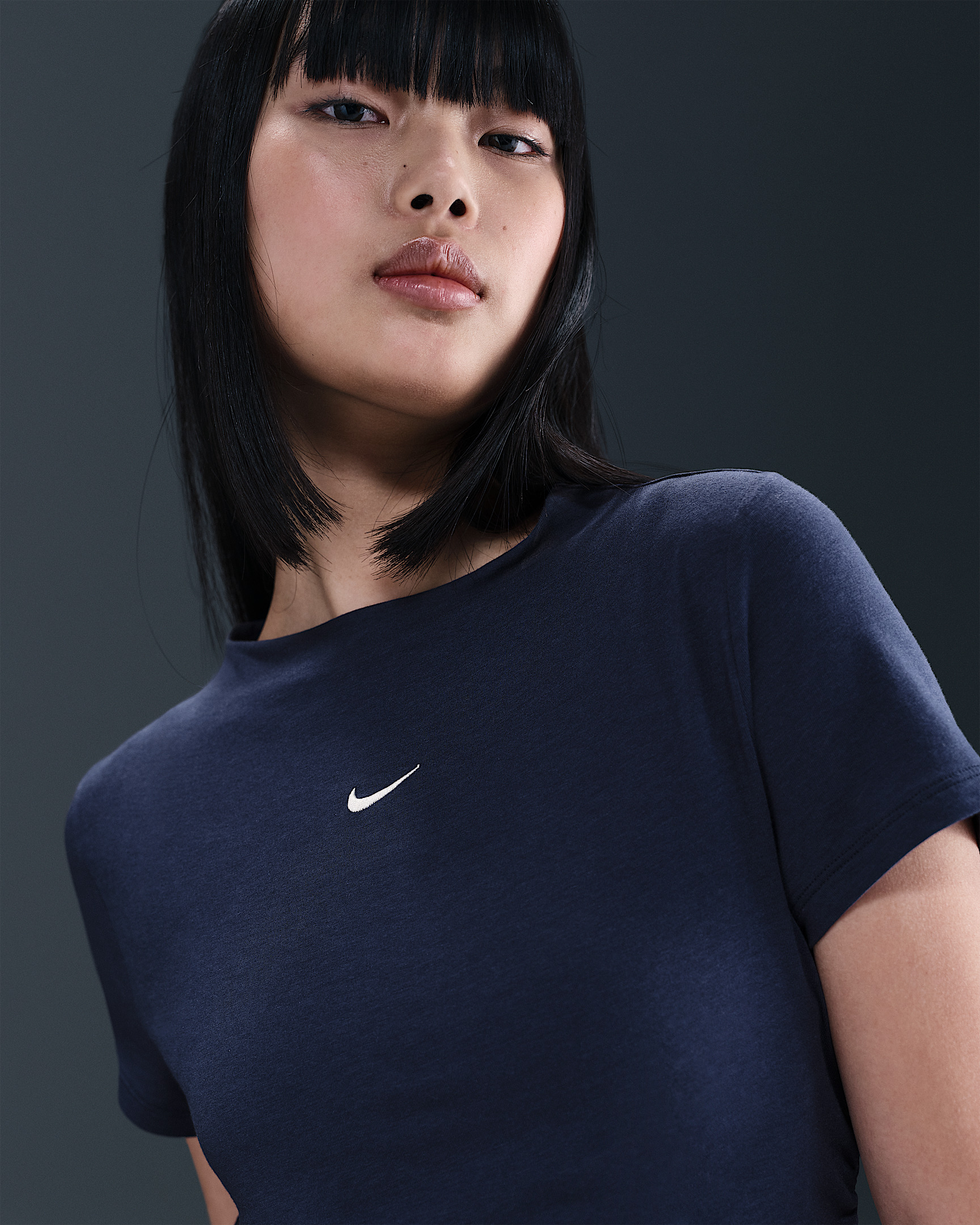 Nike Sportswear Chill Knit Women's Tight Short-Sleeve Mock-Neck Top - 3