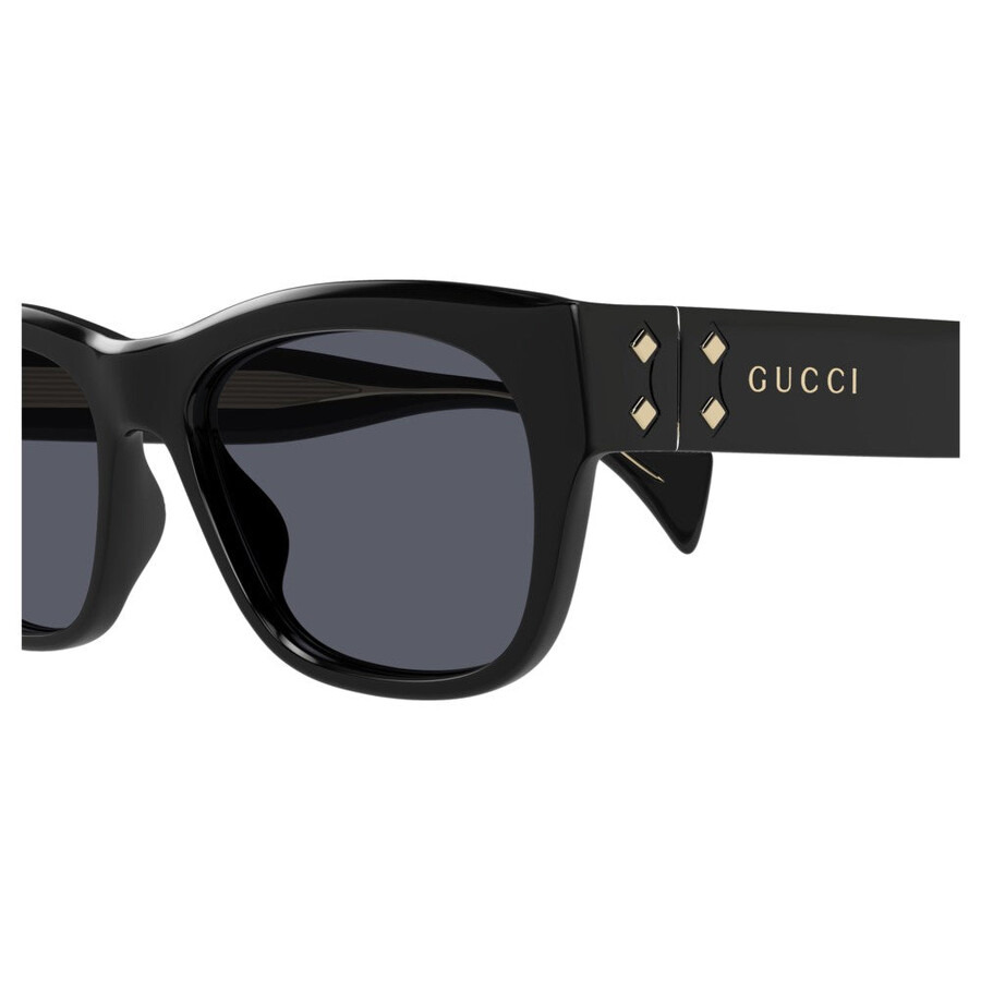 Gucci Grey Square Men's Sunglasses GG1706S 001 55 - 3