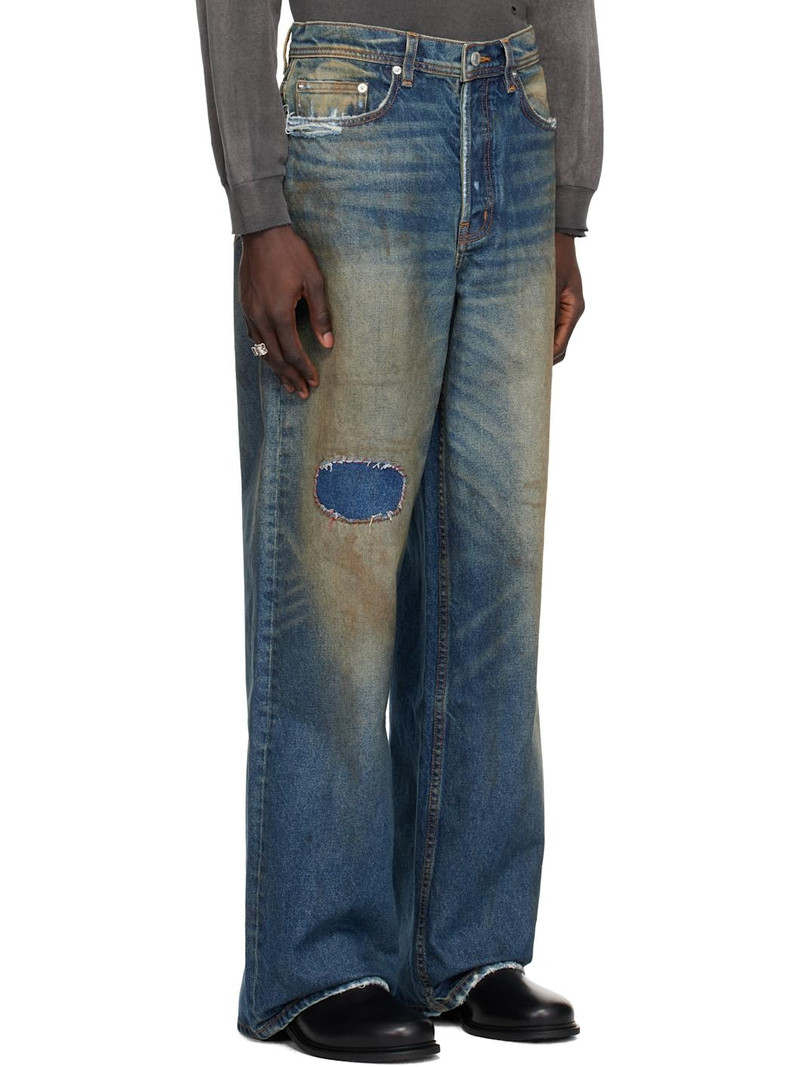 Blue Corpse Pose Jeans 2