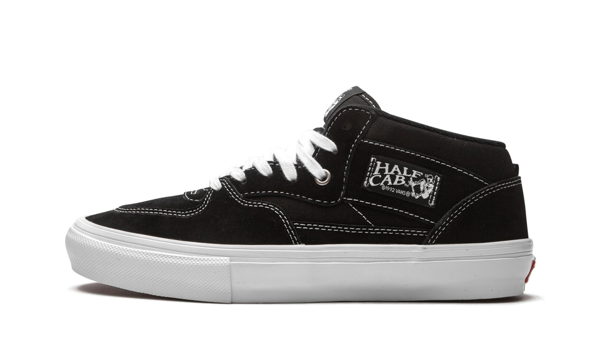 Half Cab Skate "Black / White" - 1