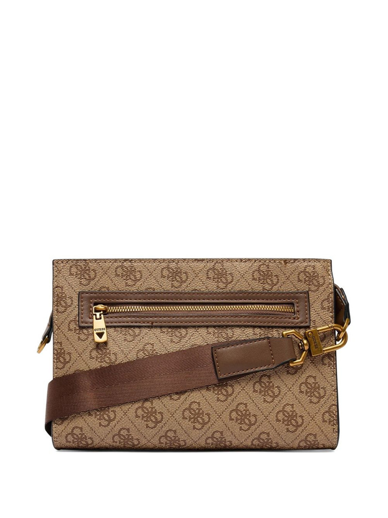 GUESS USA Milano logo-print shoulder bag outlook