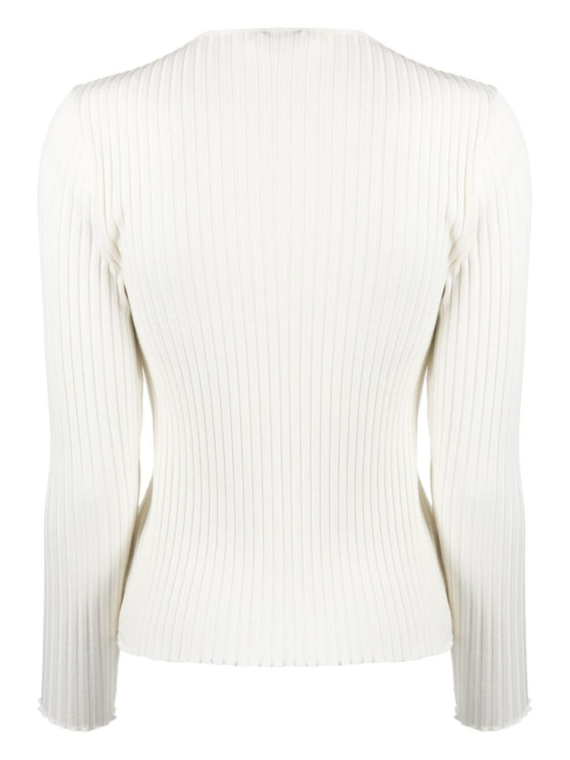 Vince Henley-neck ribbed jumper outlook