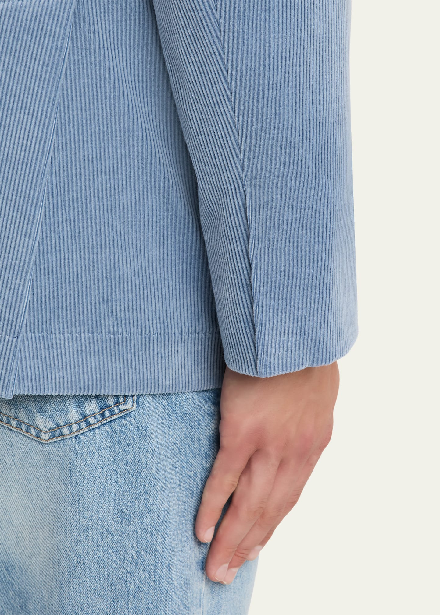 Men's Cotton and Cashmere Corduroy Sport Coat - 8