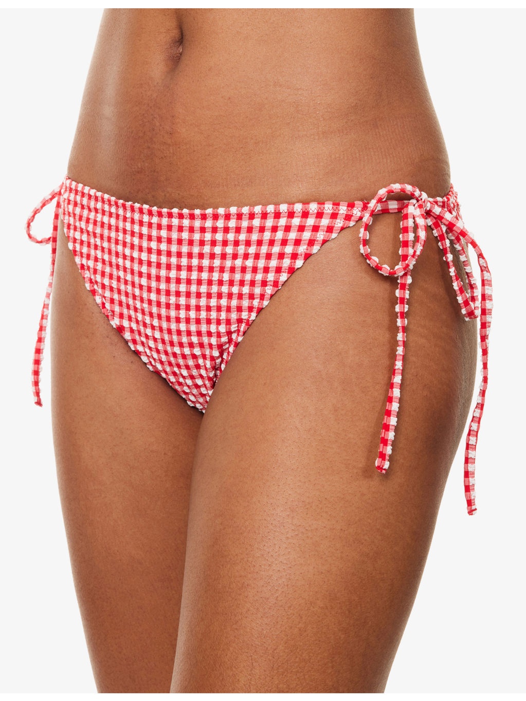 Sabrina Gingham-Print Triangle Bikini - 4