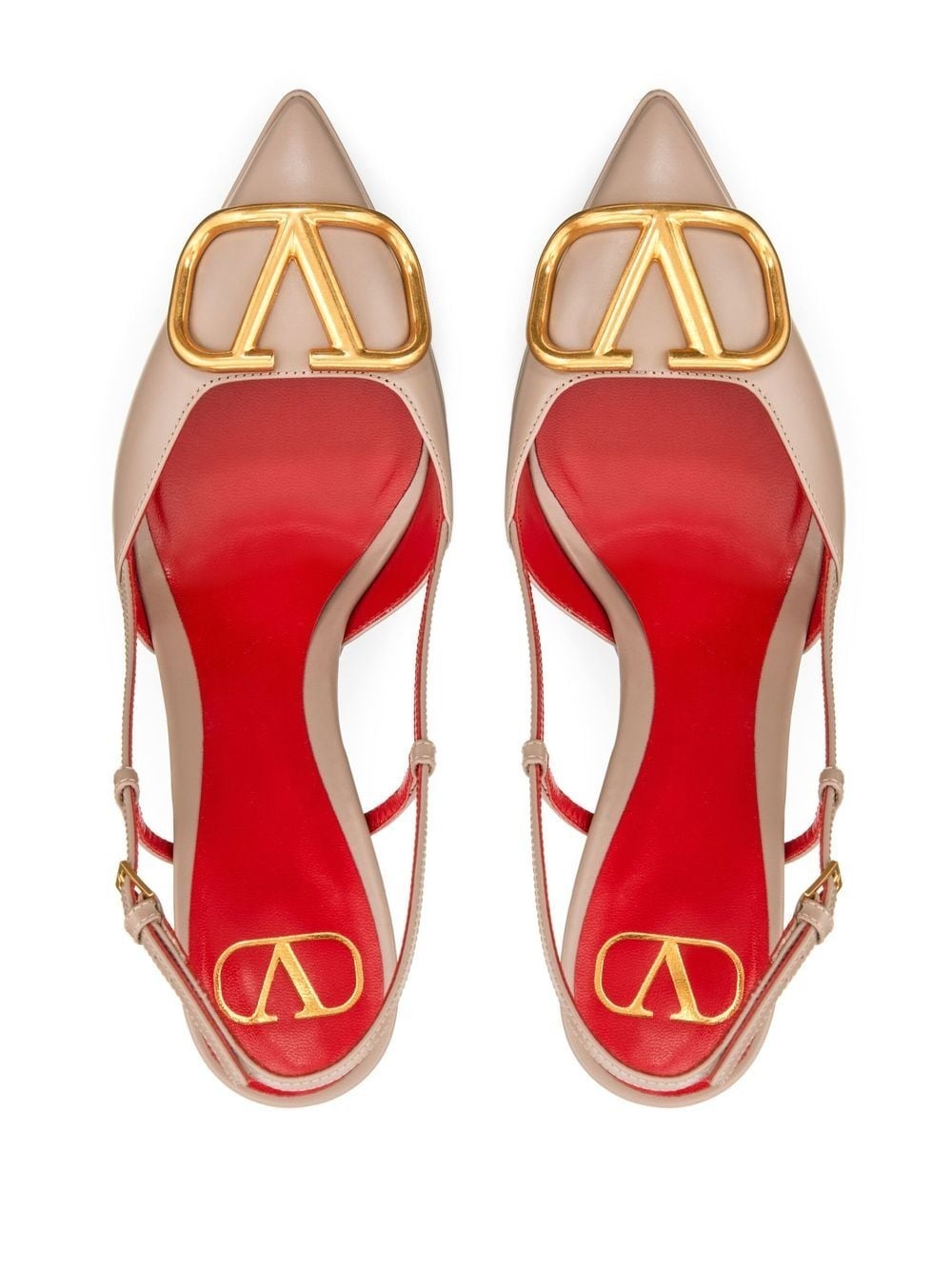 VLogo Signature slingback pumps - 4