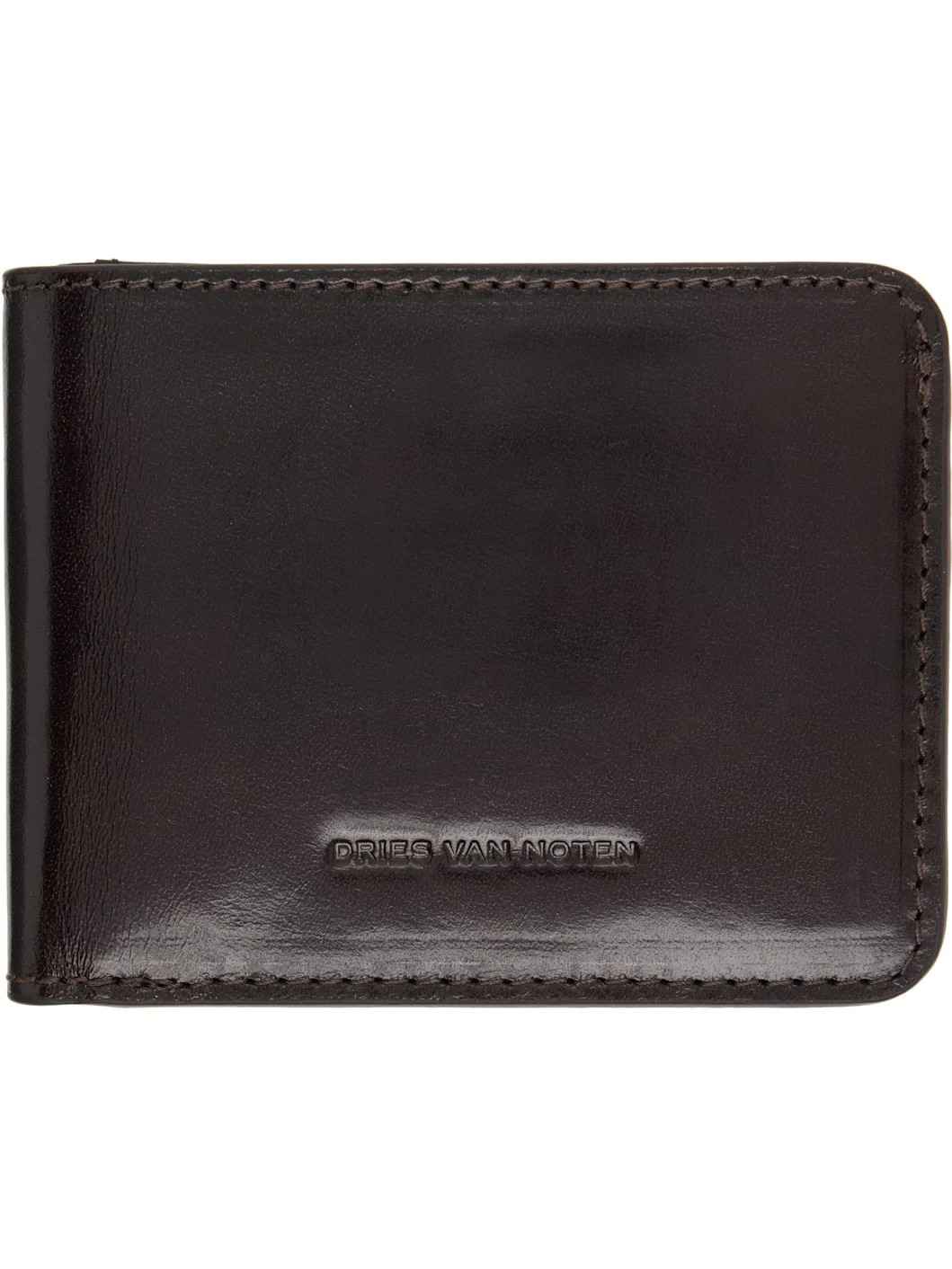 Gray Leather Wallet - 1