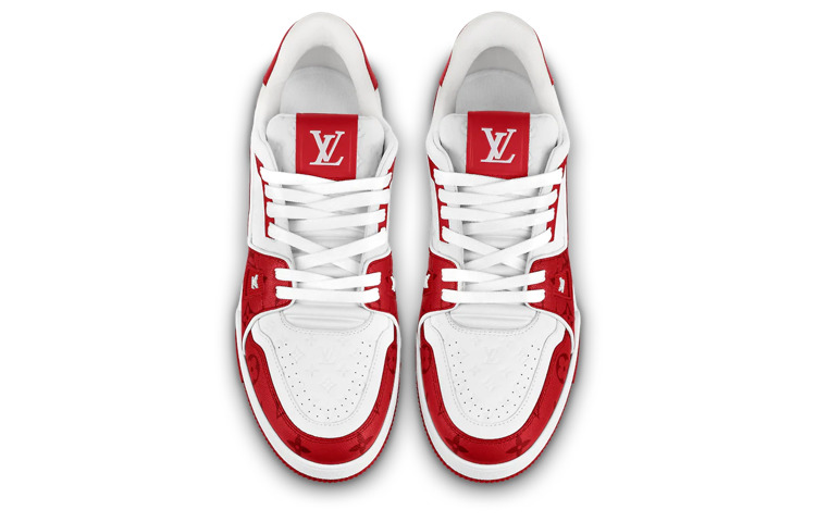 LOUIS VUITTON LV Trainers 'White Red' 1AANFH - 3