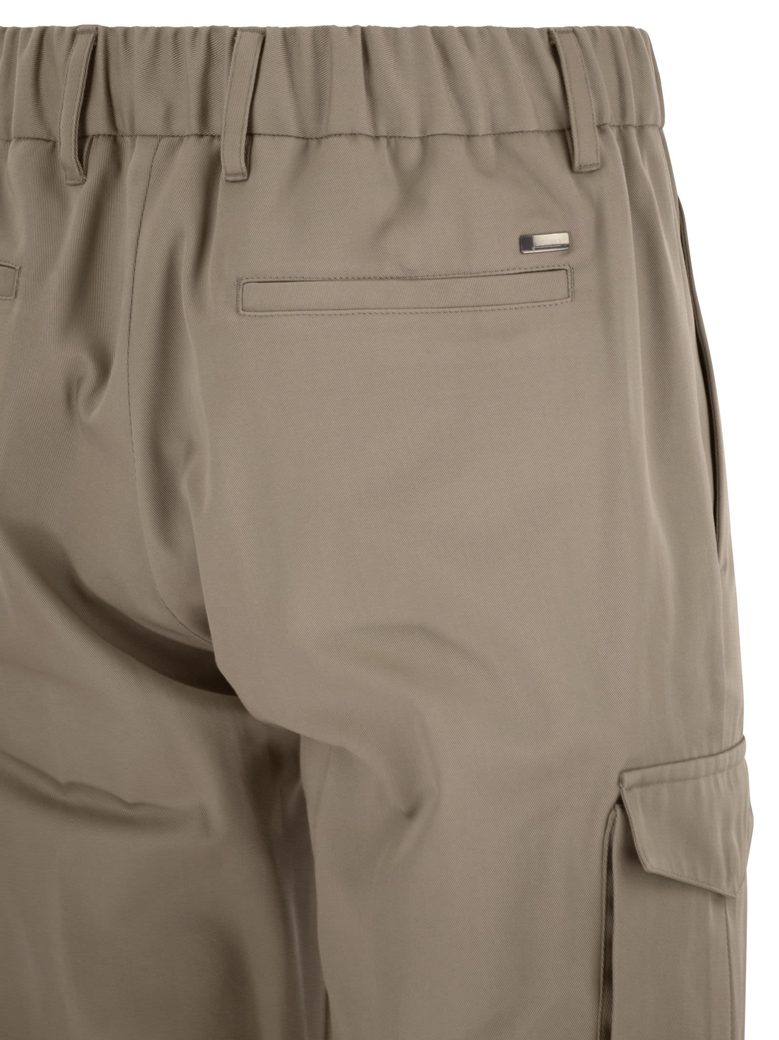 Herno Men Pure Cotton Resort Cargo Trousers - 4
