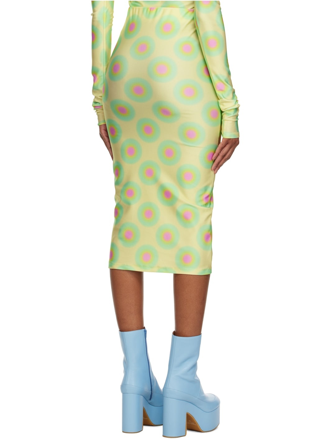 Green Gestro Midi Skirt - 3