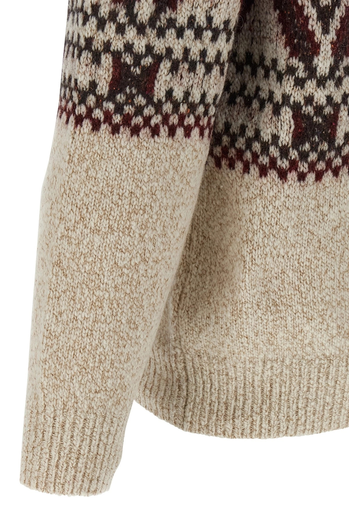 'Geometric Jacquard' sweater - 5