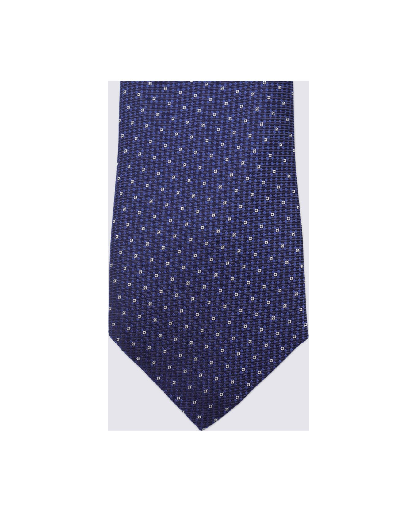 Blue Wool Tie - 2