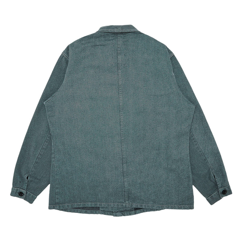 OAMC OAMC Woven Re Work Work Shirt 'Opal Green' outlook