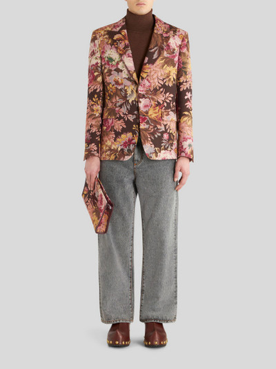 Etro JACQUARD FOLIAGE JACKET WITH FLOWERS outlook