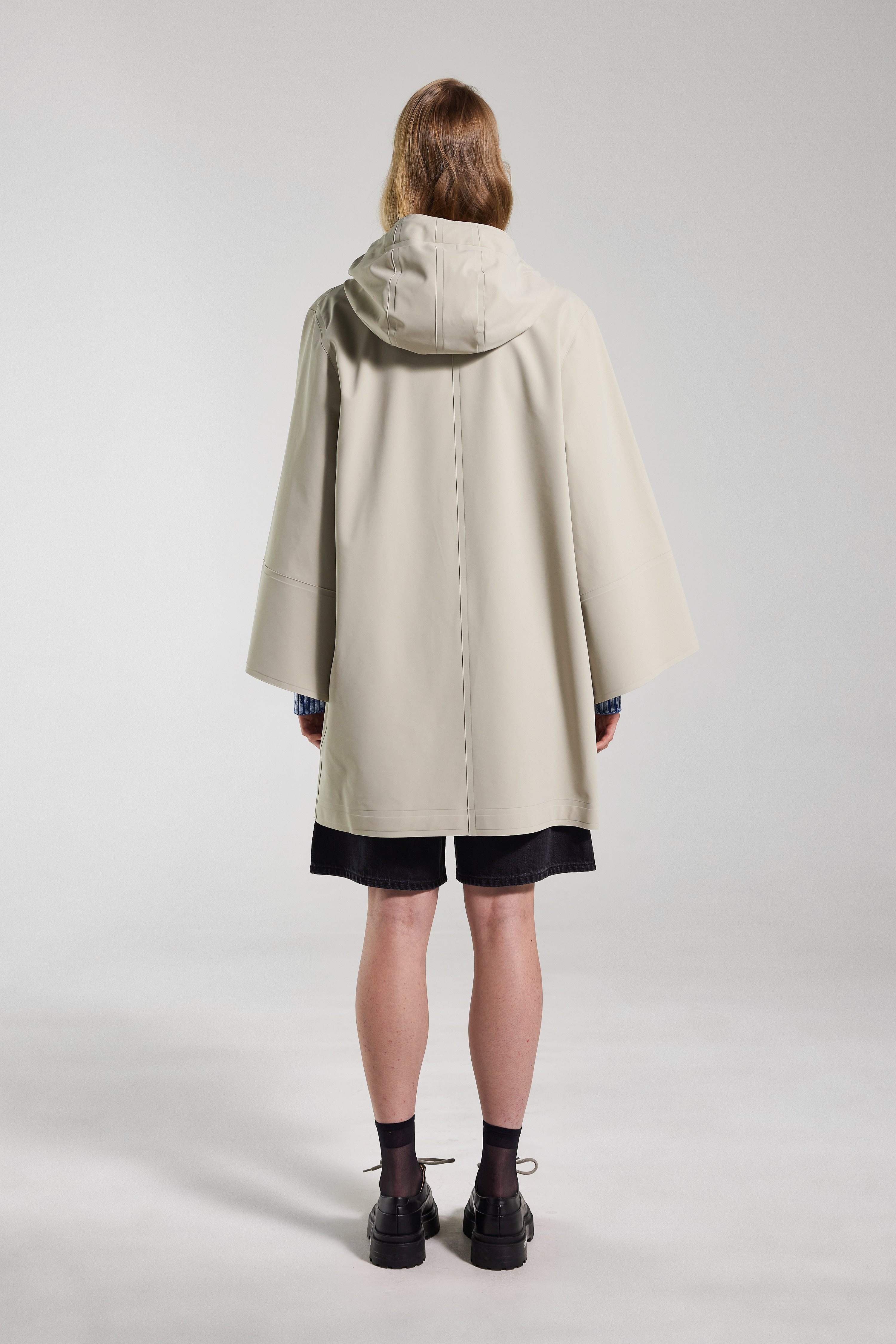 Lubban Lightweight Matte Raincoat Pelican - 4