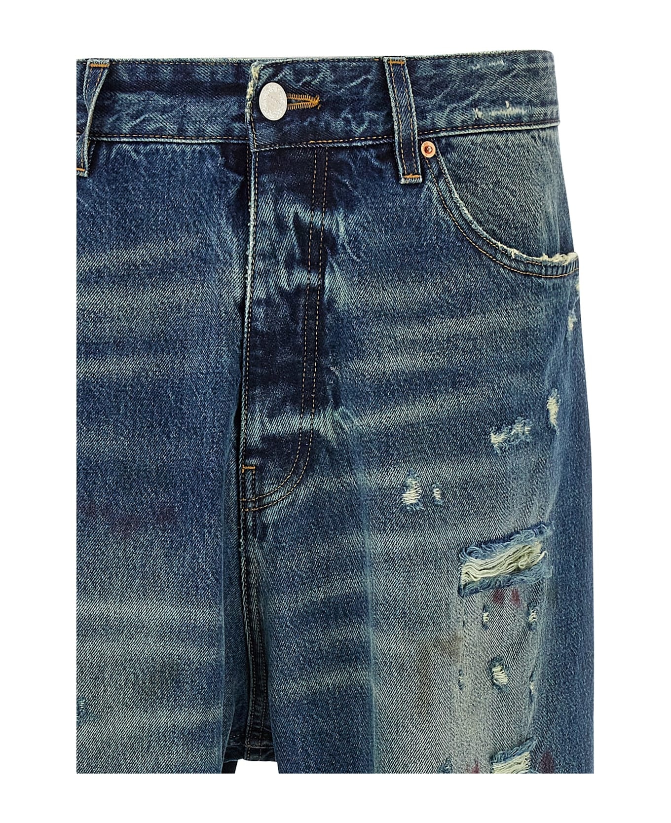 'blue Distressed Baggy' Jeans - 3
