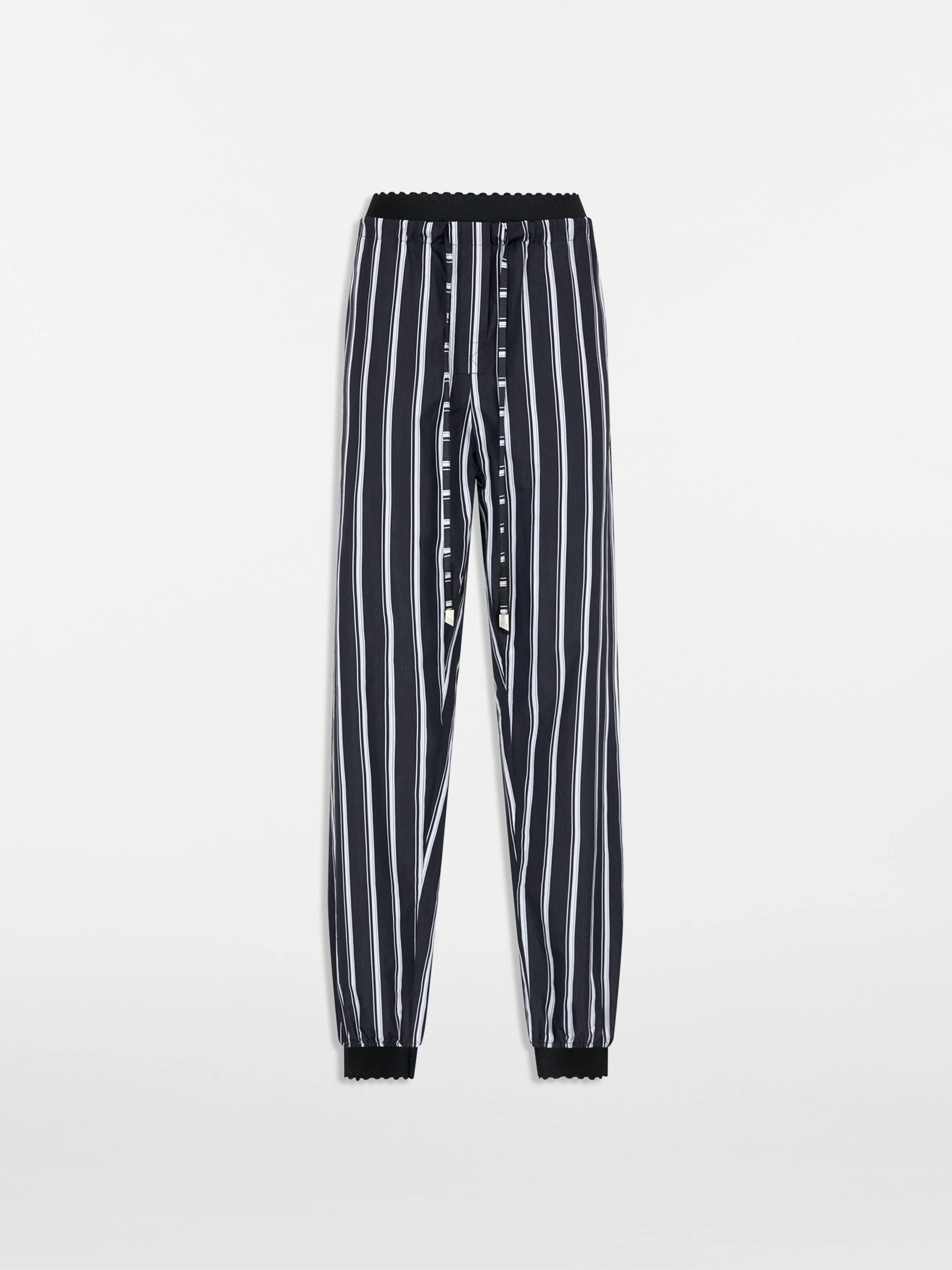 WHITE AND NAVY BLUE PANTS - 1
