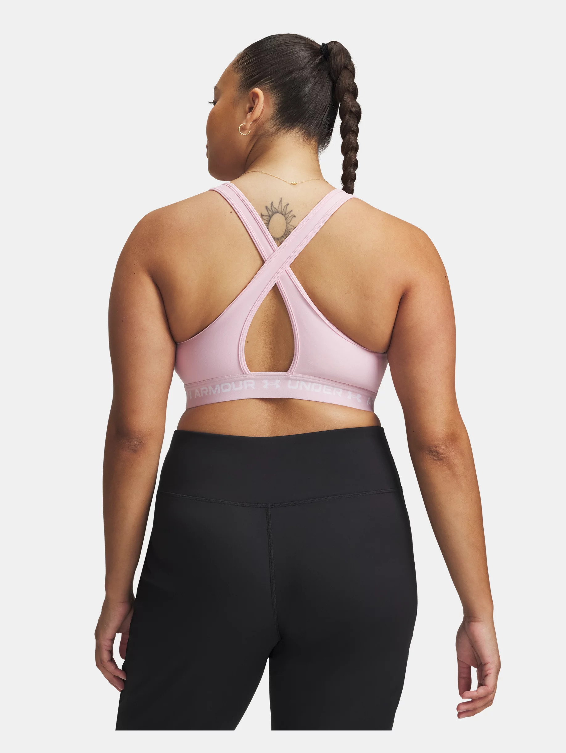 Women's Armour® Mid Crossback Sports Bra - 8