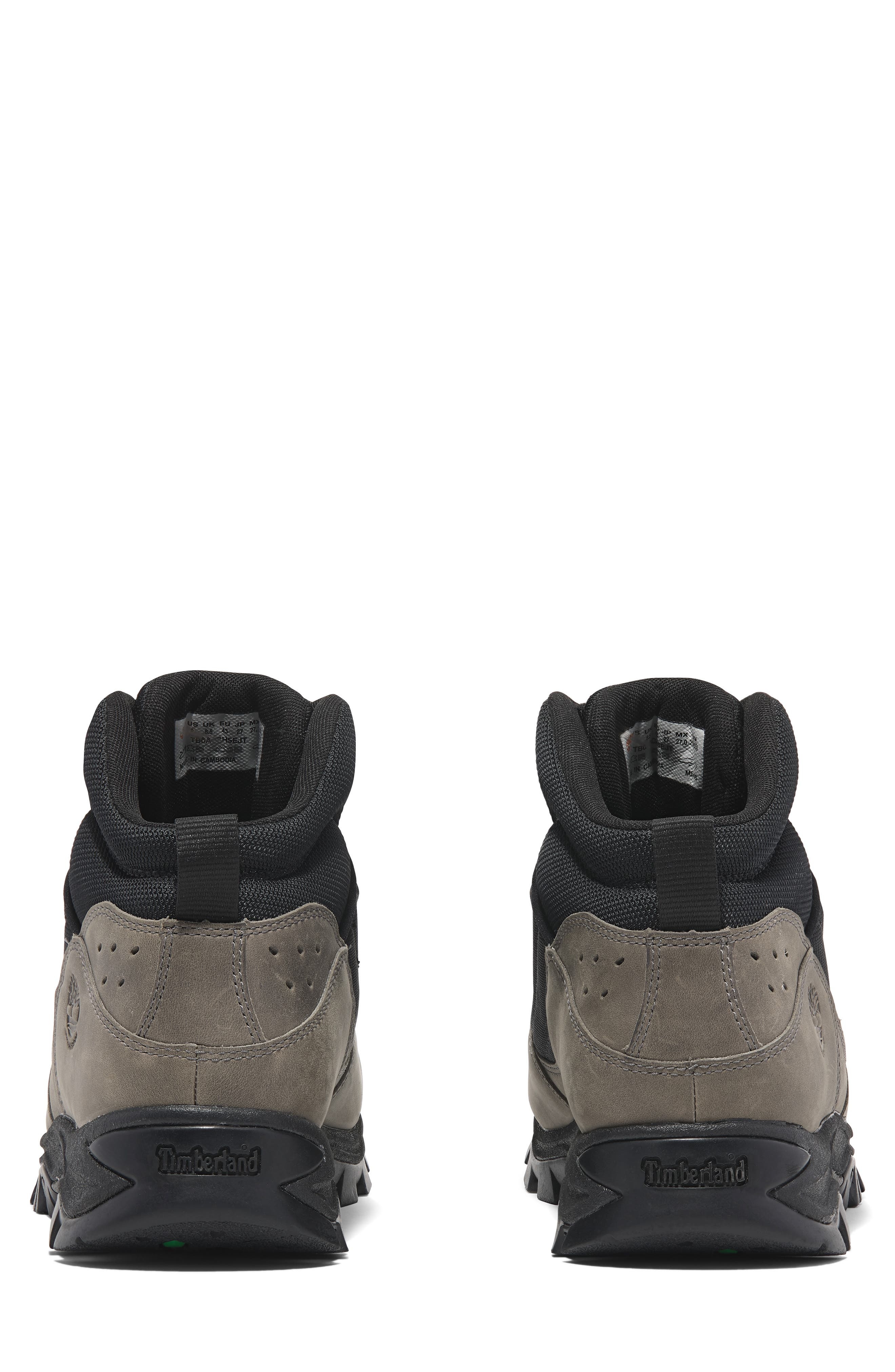 Timberland Mt. Maddsen Waterproof Hiking Boot in Black Mesh W Md Grey at Nordstrom - 2